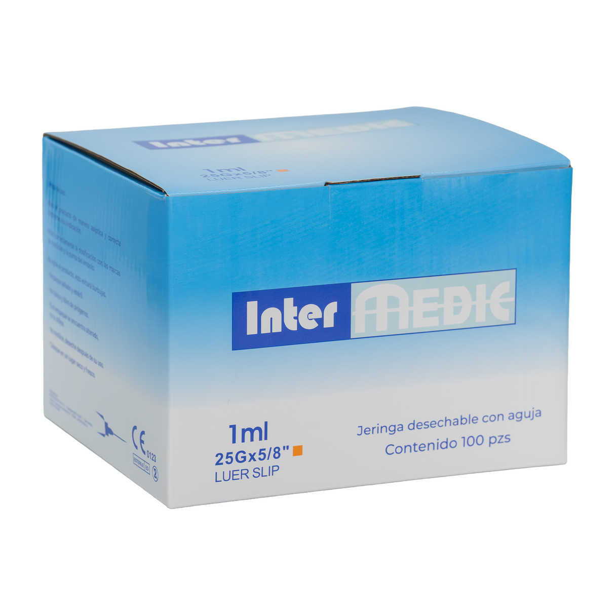 JERINGA ESTERIL VETERINARIO CON AGUJA (INTERZENDA) POR CAJAS