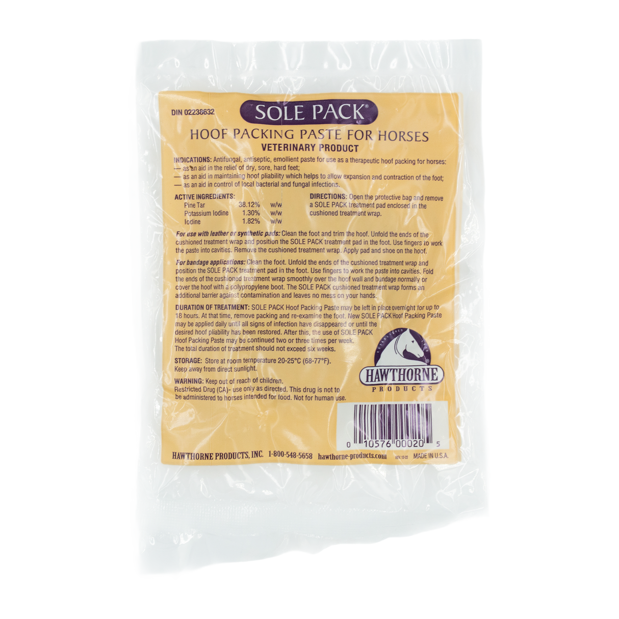 SOLE PACK PAQUETE DE SUELAS MEDICINALES PARA EMPACAR CASCOS DE 2 ONZAS