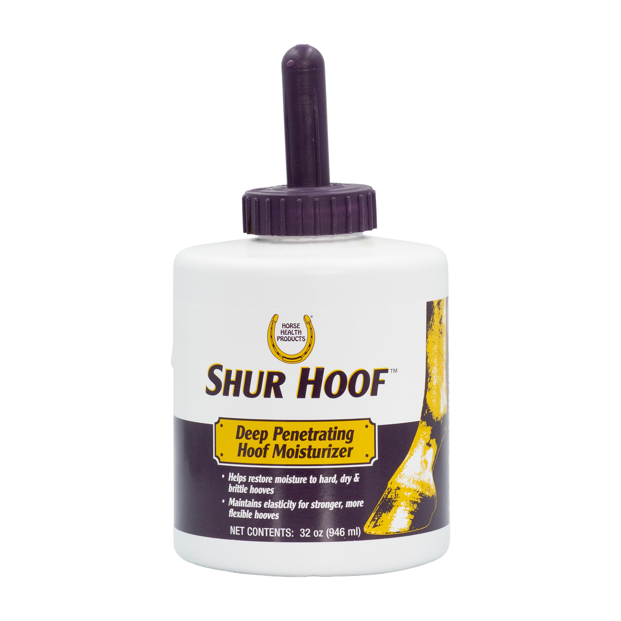SHUR HOOF DRESSING WITH BRUSH 32OZ
