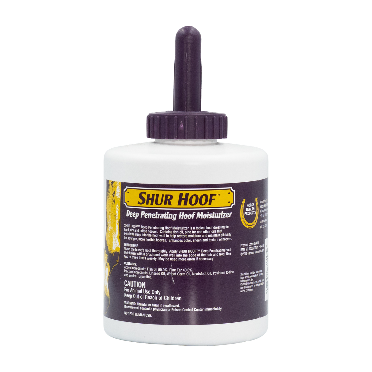 SHUR HOOF DRESSING WITH BRUSH 32OZ