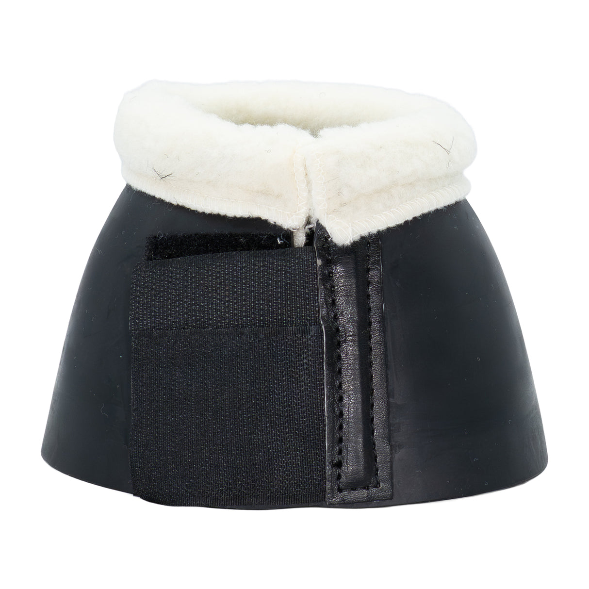 JACKS BOTAS DE CAMPANA DE PLASTICO CON BORREGA Y VELCRO TALLA GRANDE (NEGRO)