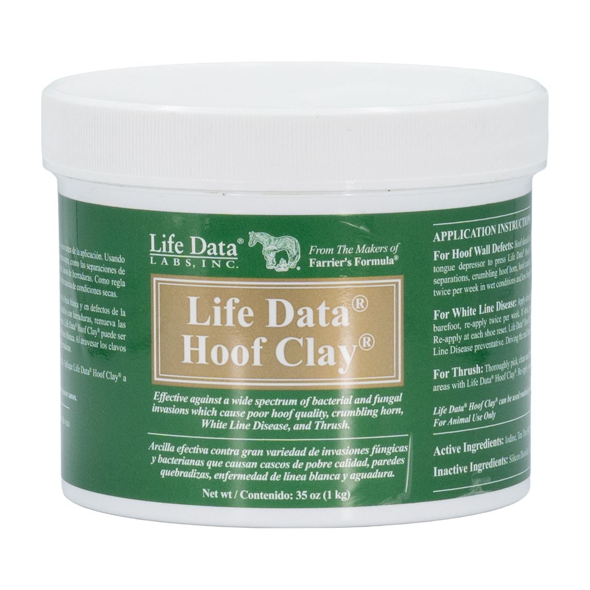 LIFE DATA HOOF CLAY (ARCILLA PARA CASCOS)