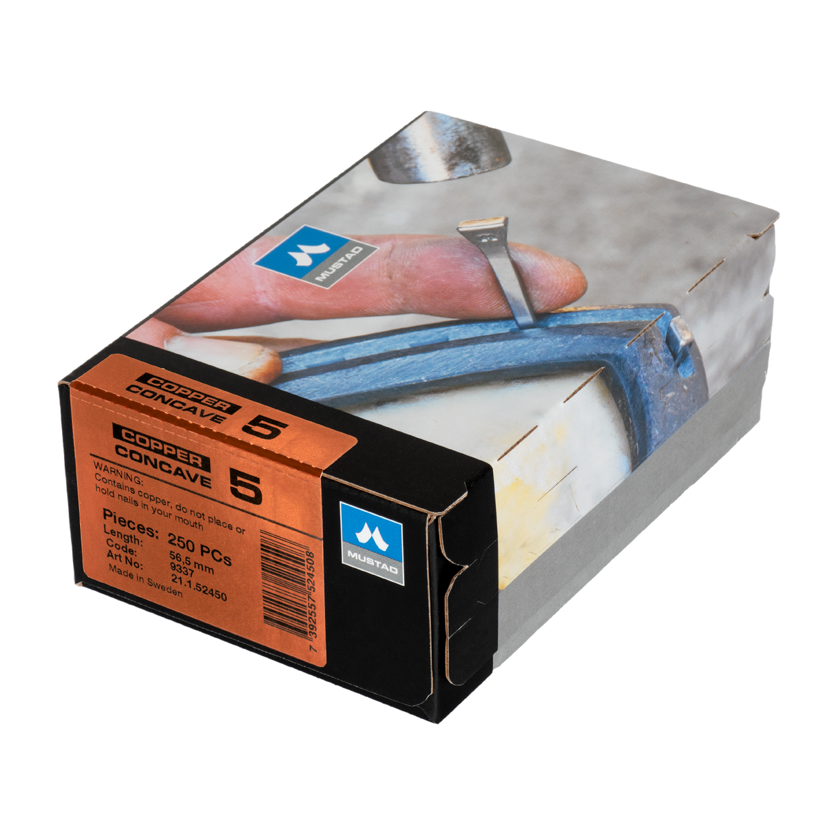 CLAVO PARA HERRAR MUSTAD COOPER CONCAVE (250 CLAVOS)