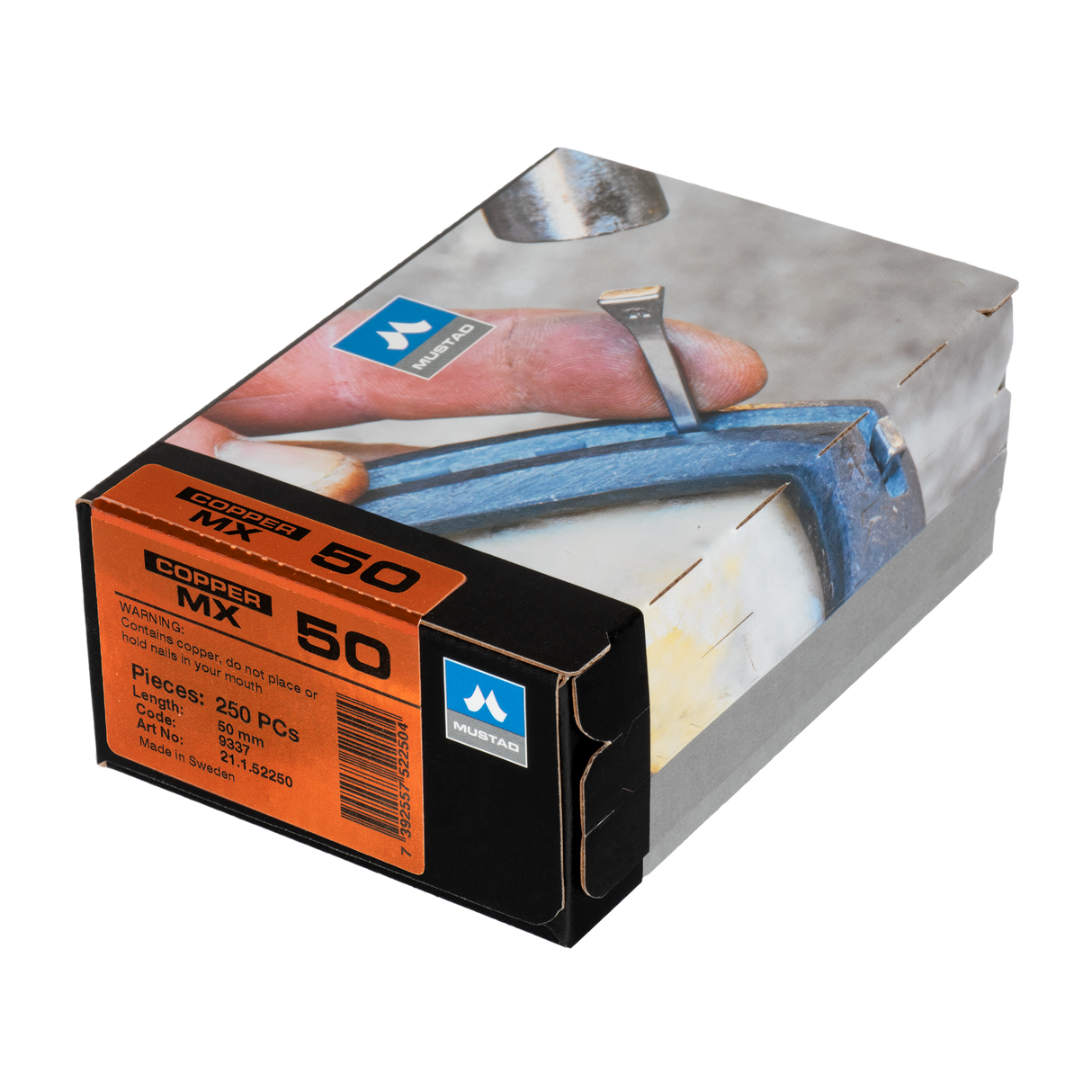 CLAVO PARA HERRAR MUSTAD COPPER MX (250 CLAVOS)