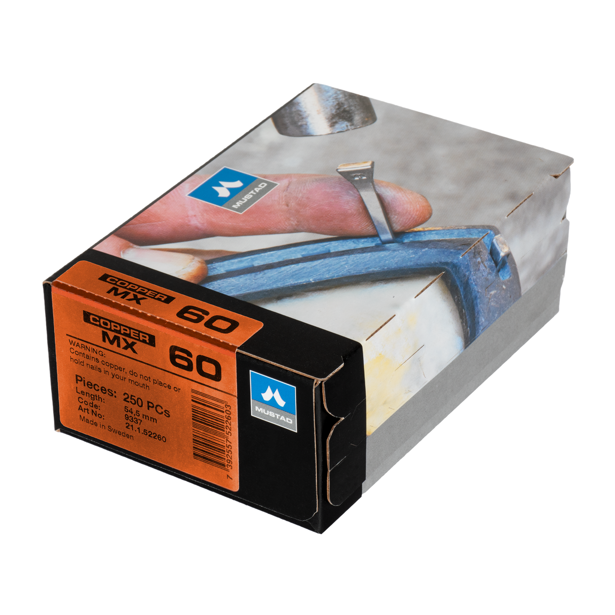 CLAVO PARA HERRAR MUSTAD COPPER MX (250 CLAVOS)
