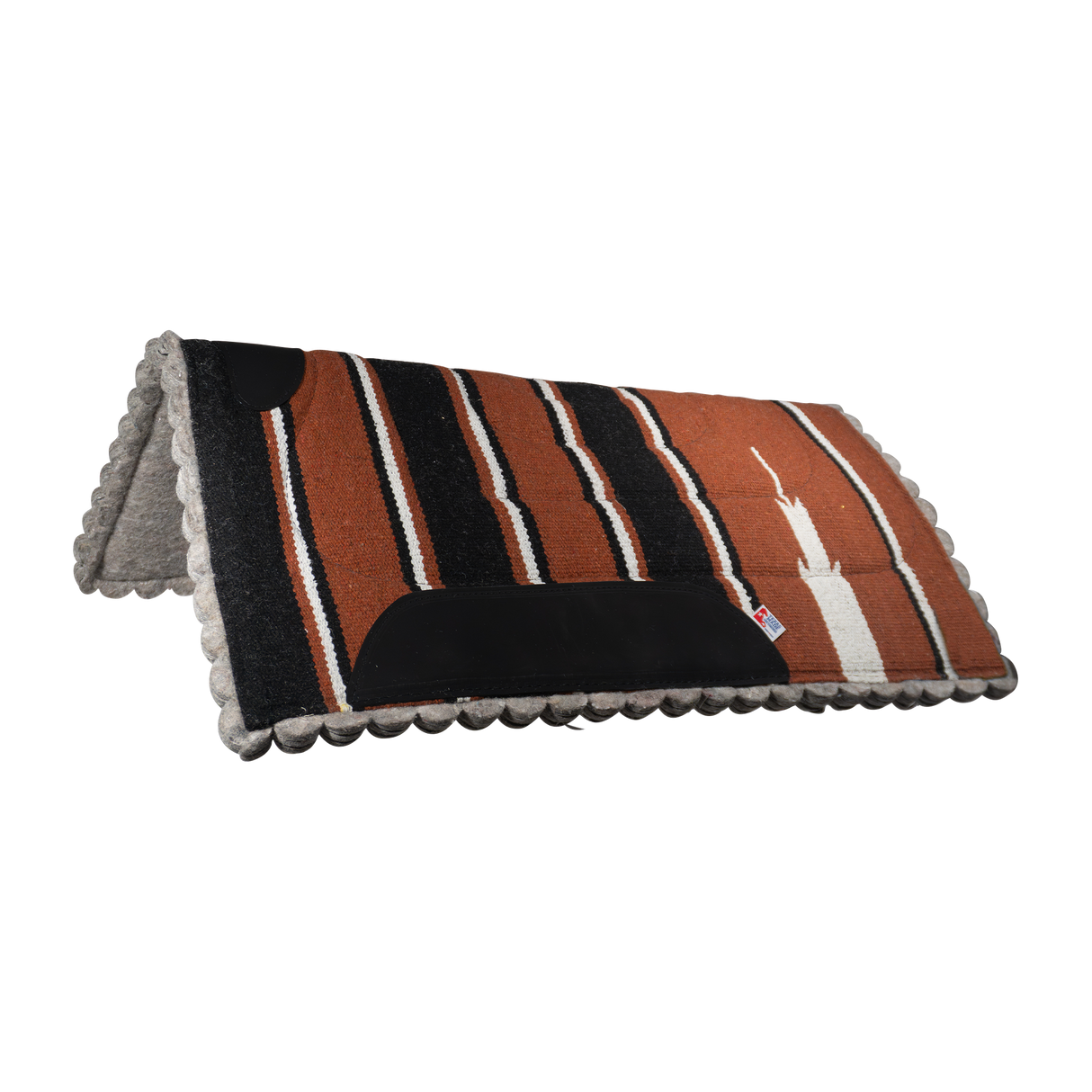 MUSTANG SUADERO FESTONADO NAVAJO 32"X32"