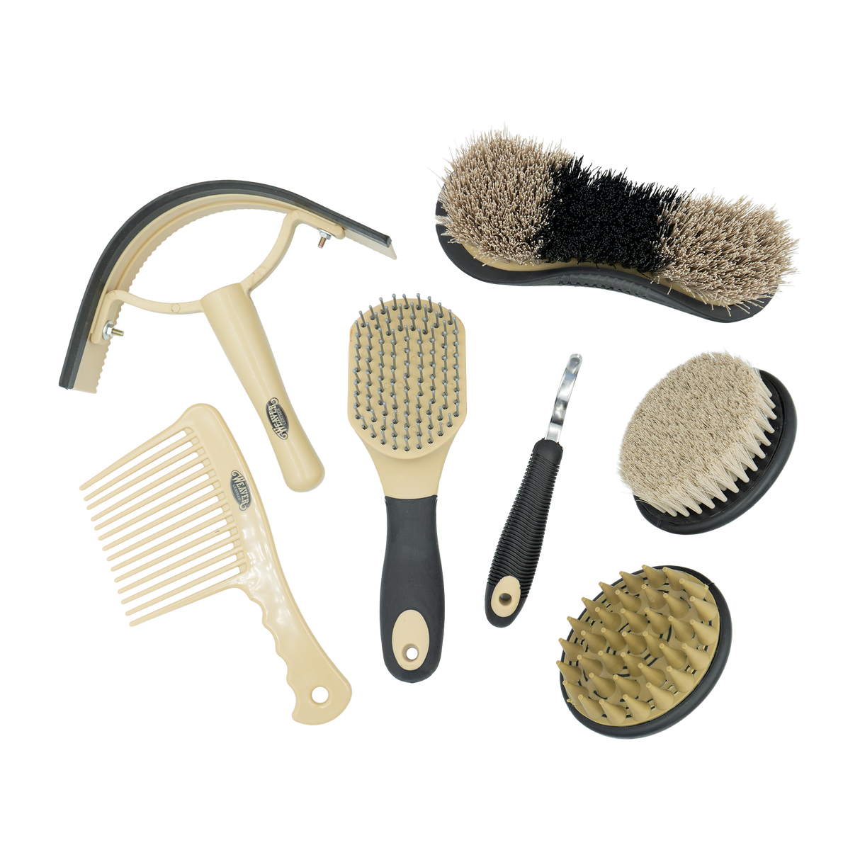 WEAVER KIT DE GROOMING CON 7 CEPILLOS VARIADOS