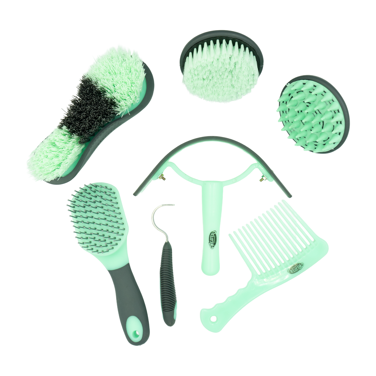 WEAVER KIT DE GROOMING CON 7 CEPILLOS VARIADOS
