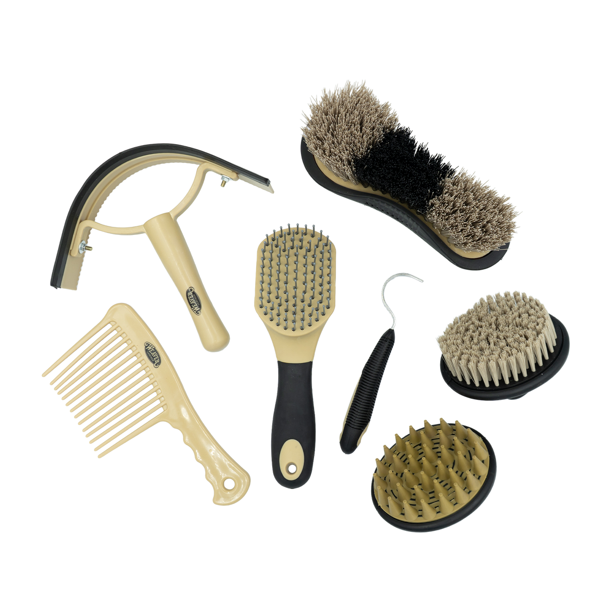 WEAVER KIT DE GROOMING CON 7 CEPILLOS VARIADOS