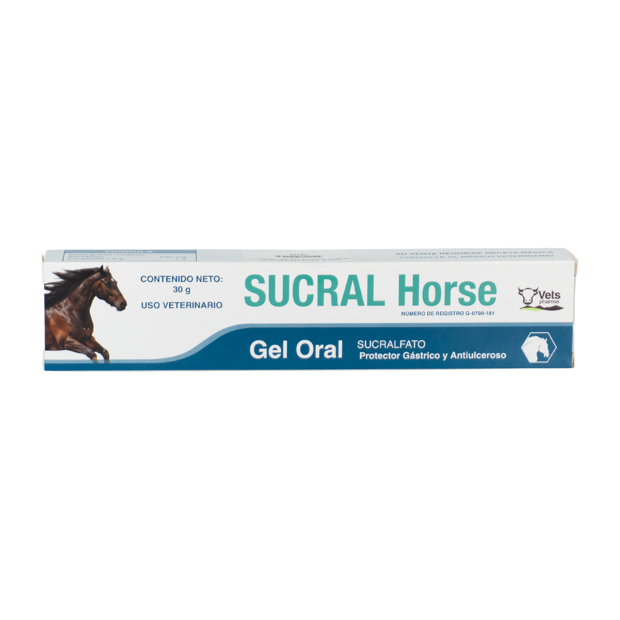 SUCRAL HORSE JERINGA DE 30 GRAMOS (SUCRALFATO 240 mg/gramo)