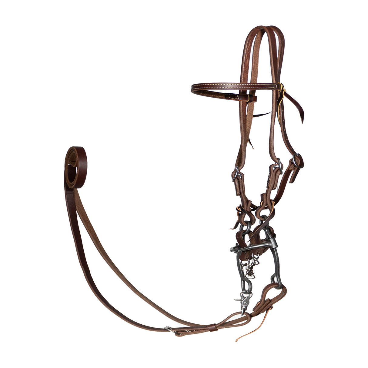 WEAVER BRIDA DE TRABAJO CON BOCADO DE 5 EN PIEL PREMIUM HARNESS 5/8