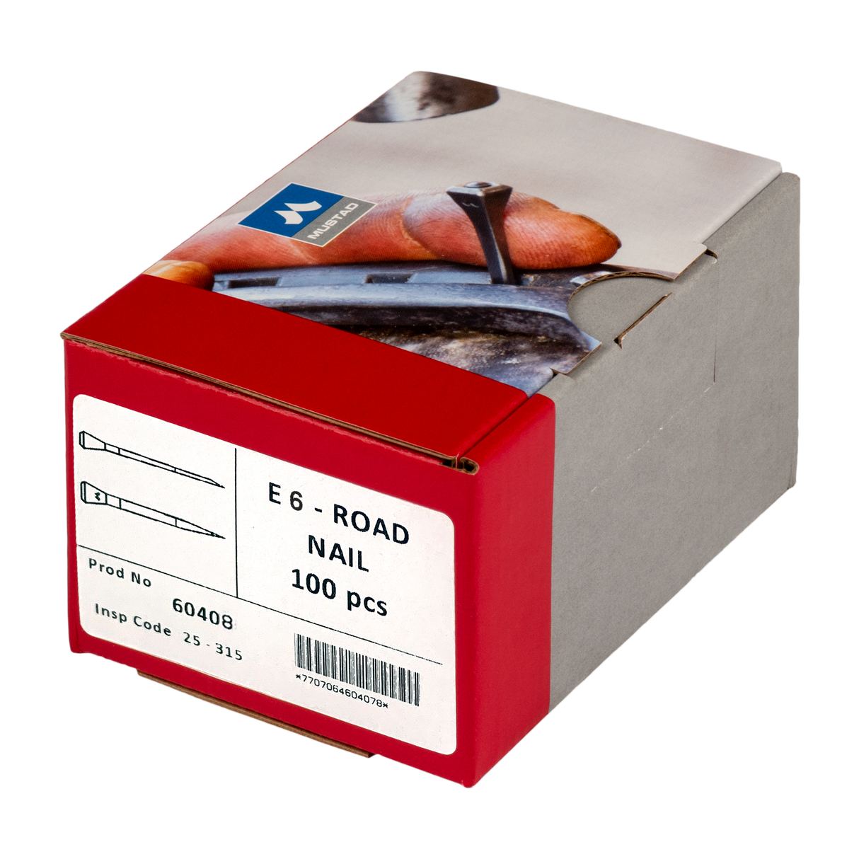 CLAVO PARA HERRAR MUSTAD E 5 ROAD NAIL (100 CLAVOS)