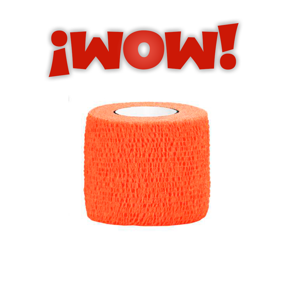 VENDA TAPE COHESIANT 2" VETONE (NARANJA FLUORESCENTE)