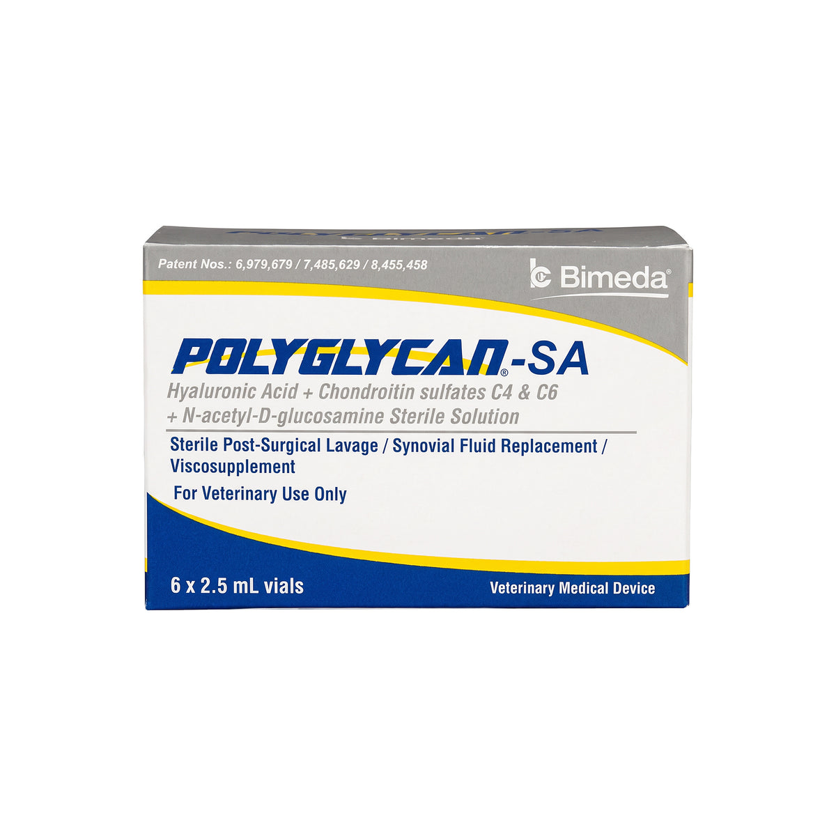 POLYGLYCAN 2.5 ML (12.5 mg HA/250 mg Condritina/250 mg Glucosamina) (RX)