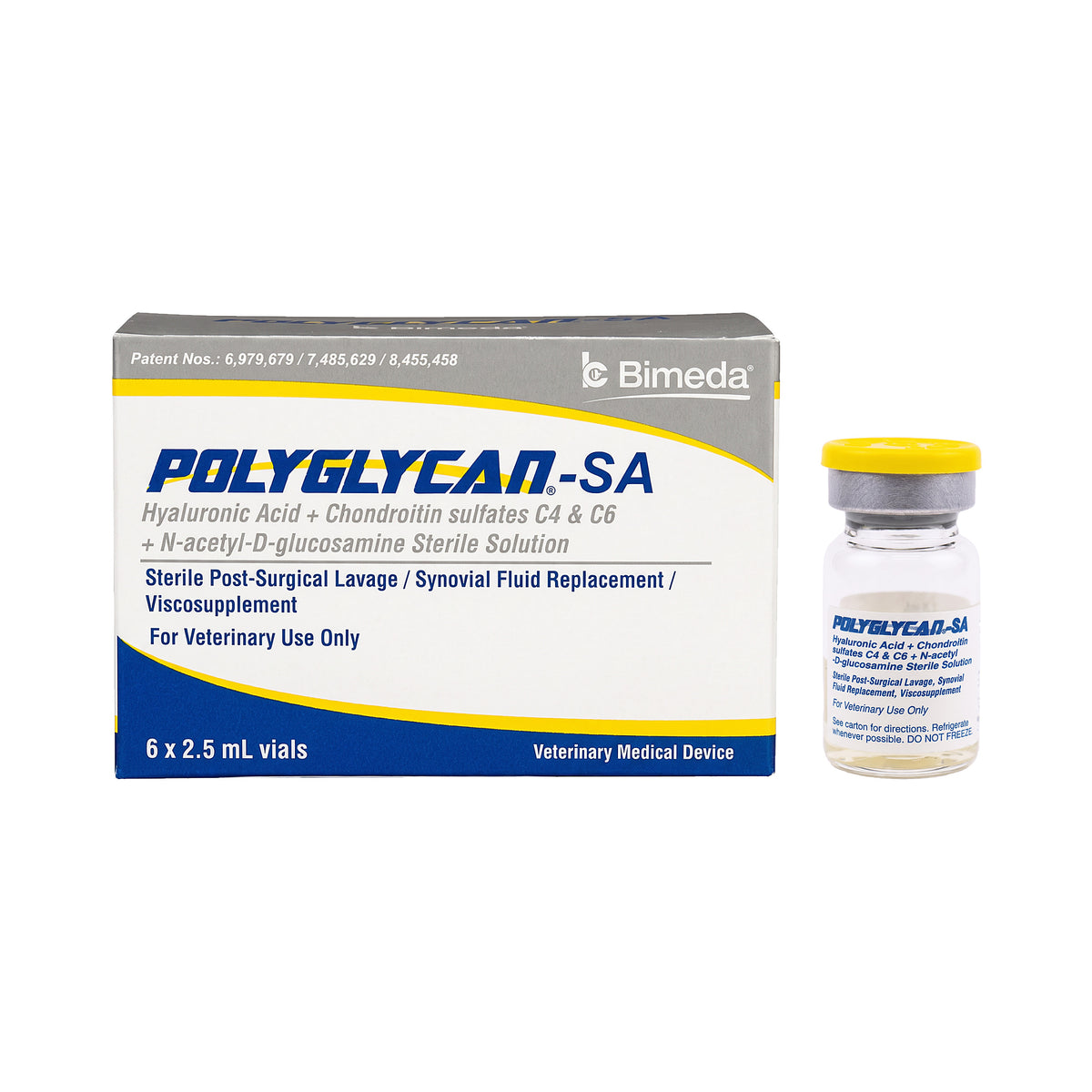 POLYGLYCAN 2.5 ML (12.5 mg HA/250 mg Condritina/250 mg Glucosamina) (RX)