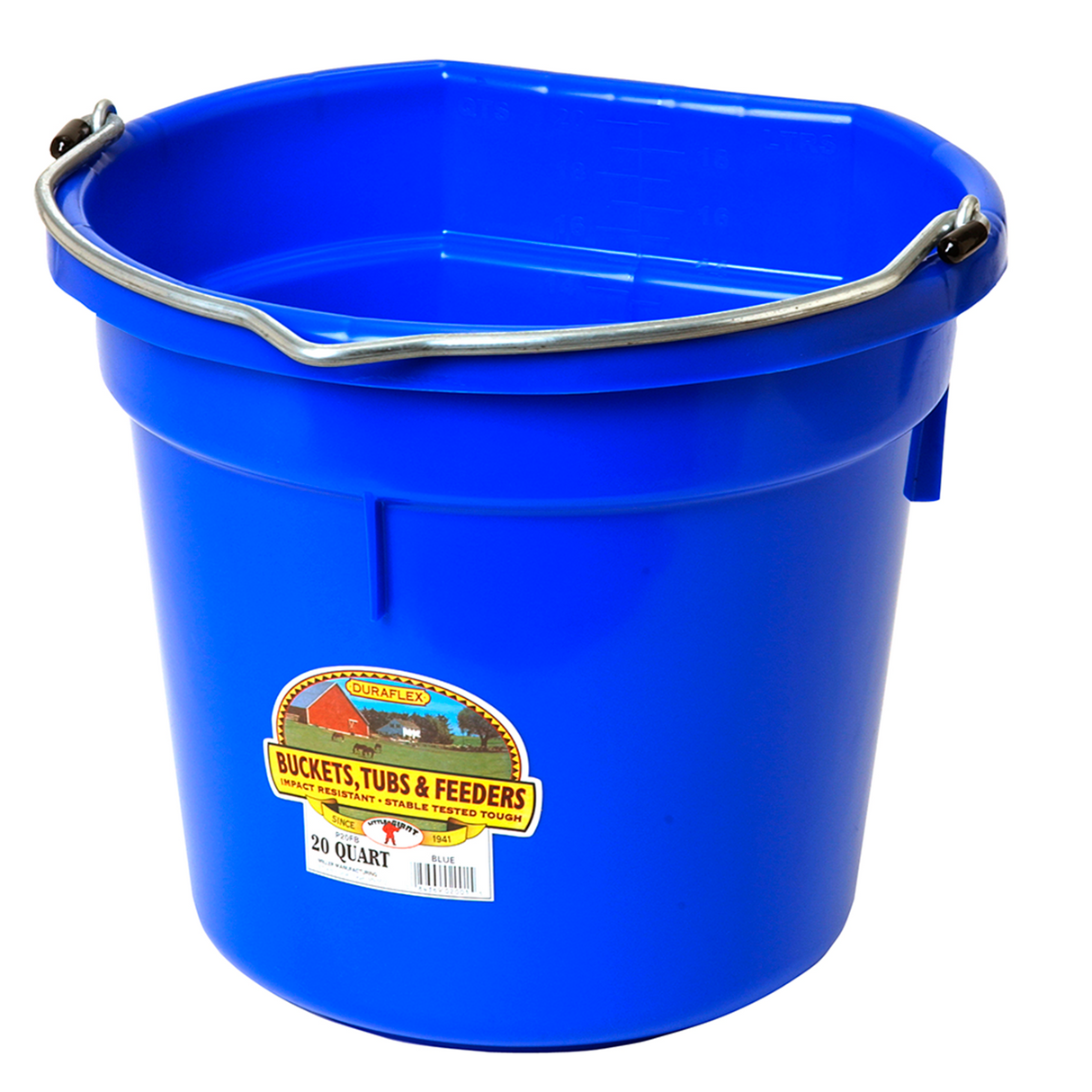 TINA LADO PLANO 20 QT FLAT BACK PLASTIC BUCKET
