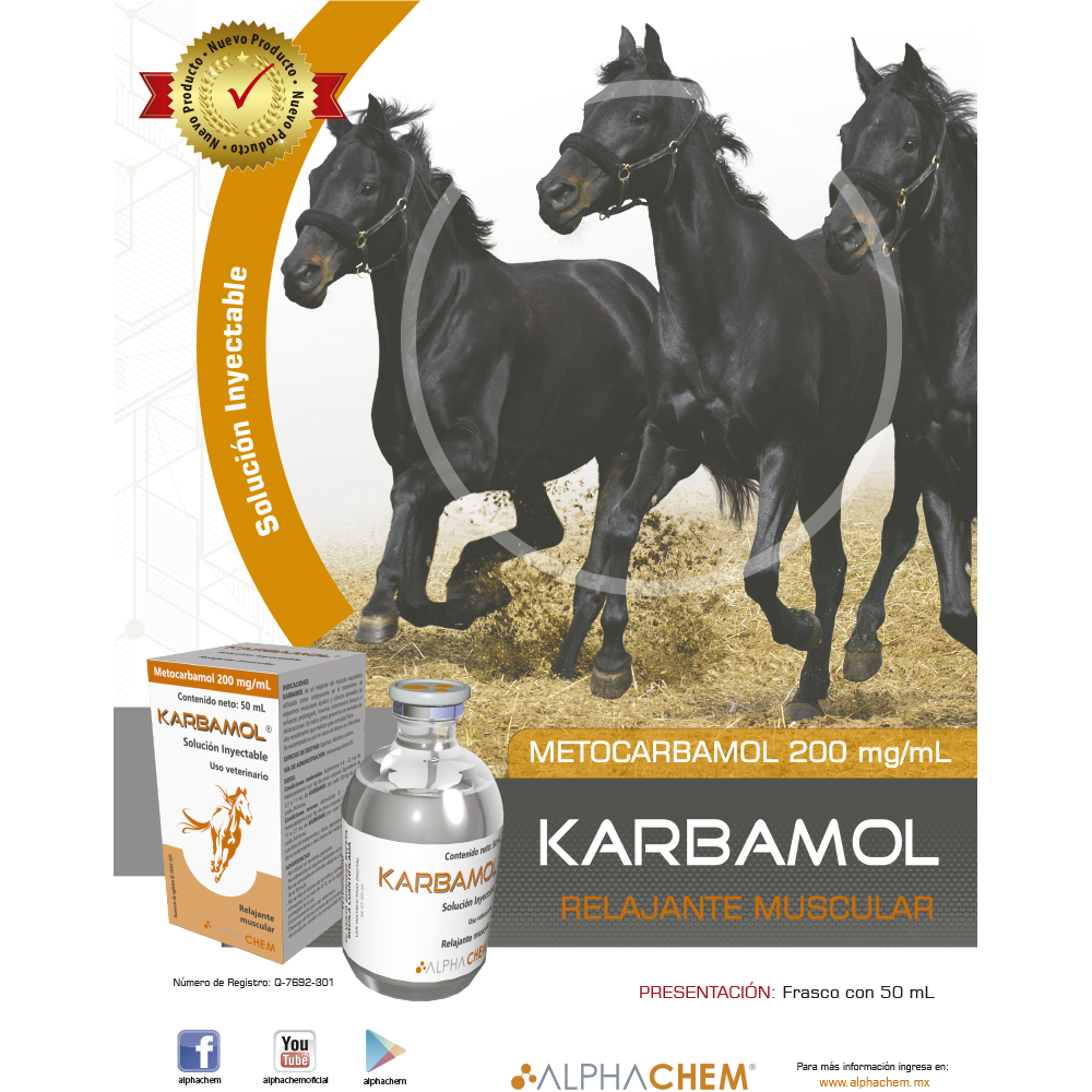 KARBAMOL 50 ML (METOCARBAMOL 200 MG/ML) (RX)