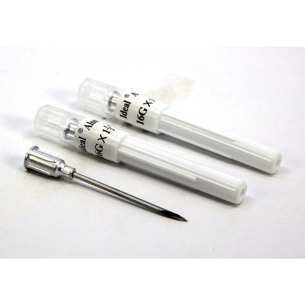 AGUJA DESECHABLE SOPORTE ALUMINIO (IDEAL INSTRUMENTS C/100)