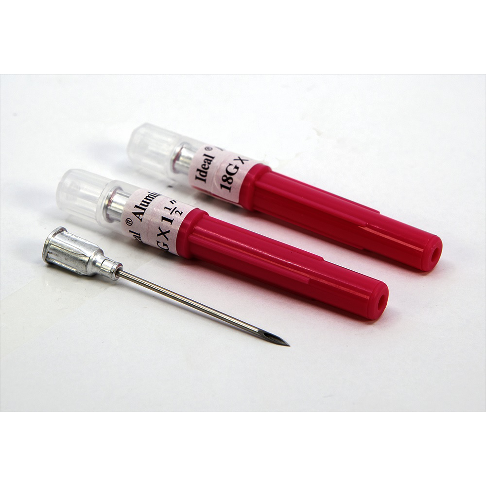 AGUJA DESECHABLE SOPORTE ALUMINIO (IDEAL INSTRUMENTS C/100)