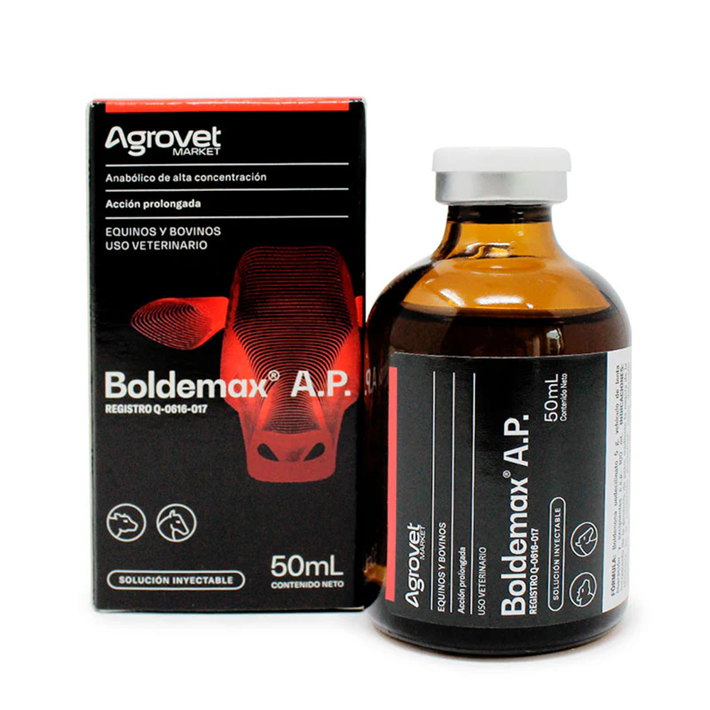 BOLDEMAX A.P (UNDECILENATO DE BOLDENONA 50 mg/ml) (GPO 1)