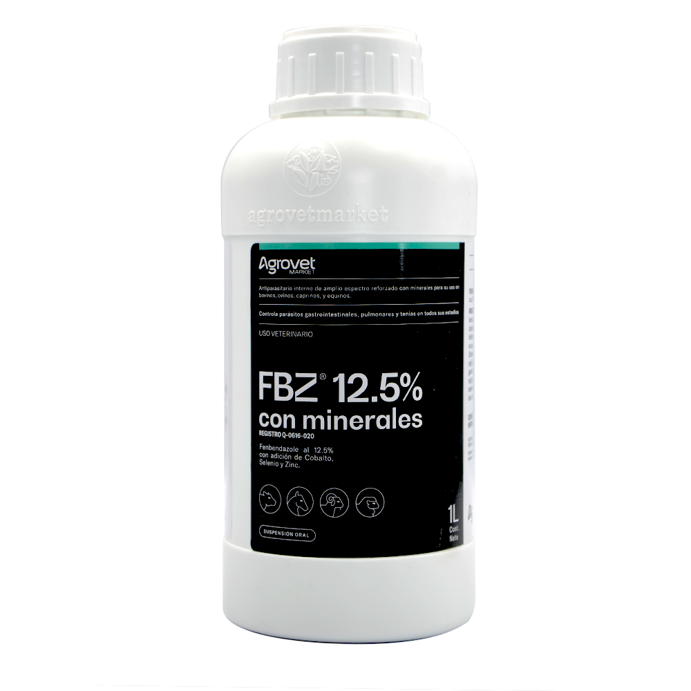 FBZ 12.5% CON MINERALES SUSPENSION ORAL 1 LT