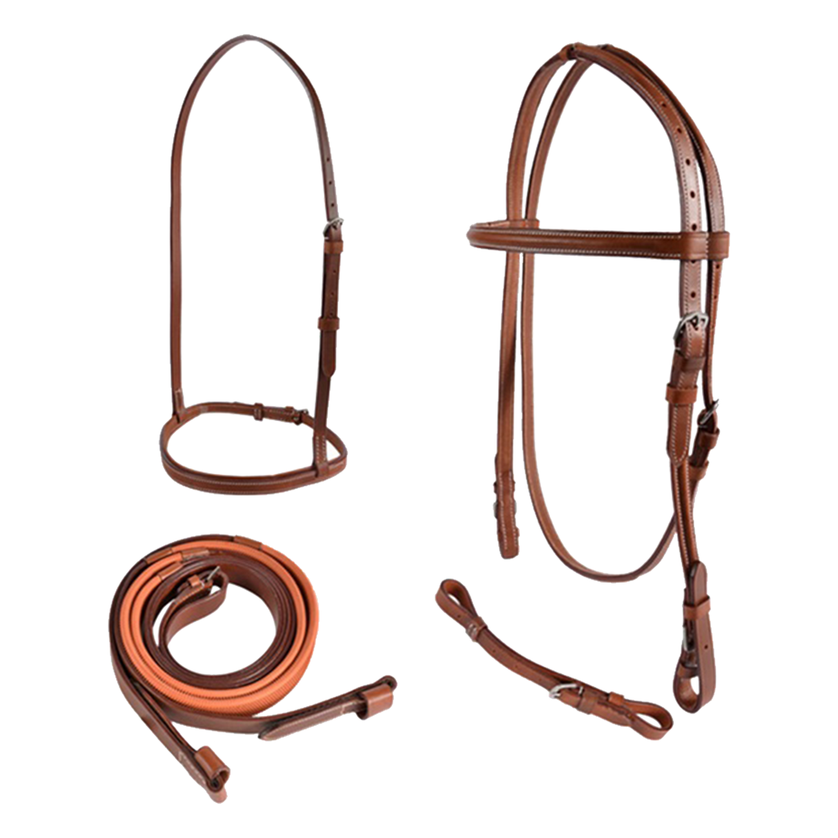 JACKS RIENDAS BRIDA Y CABEZADA DE CARRERA ( RACE BRIDLE SET)