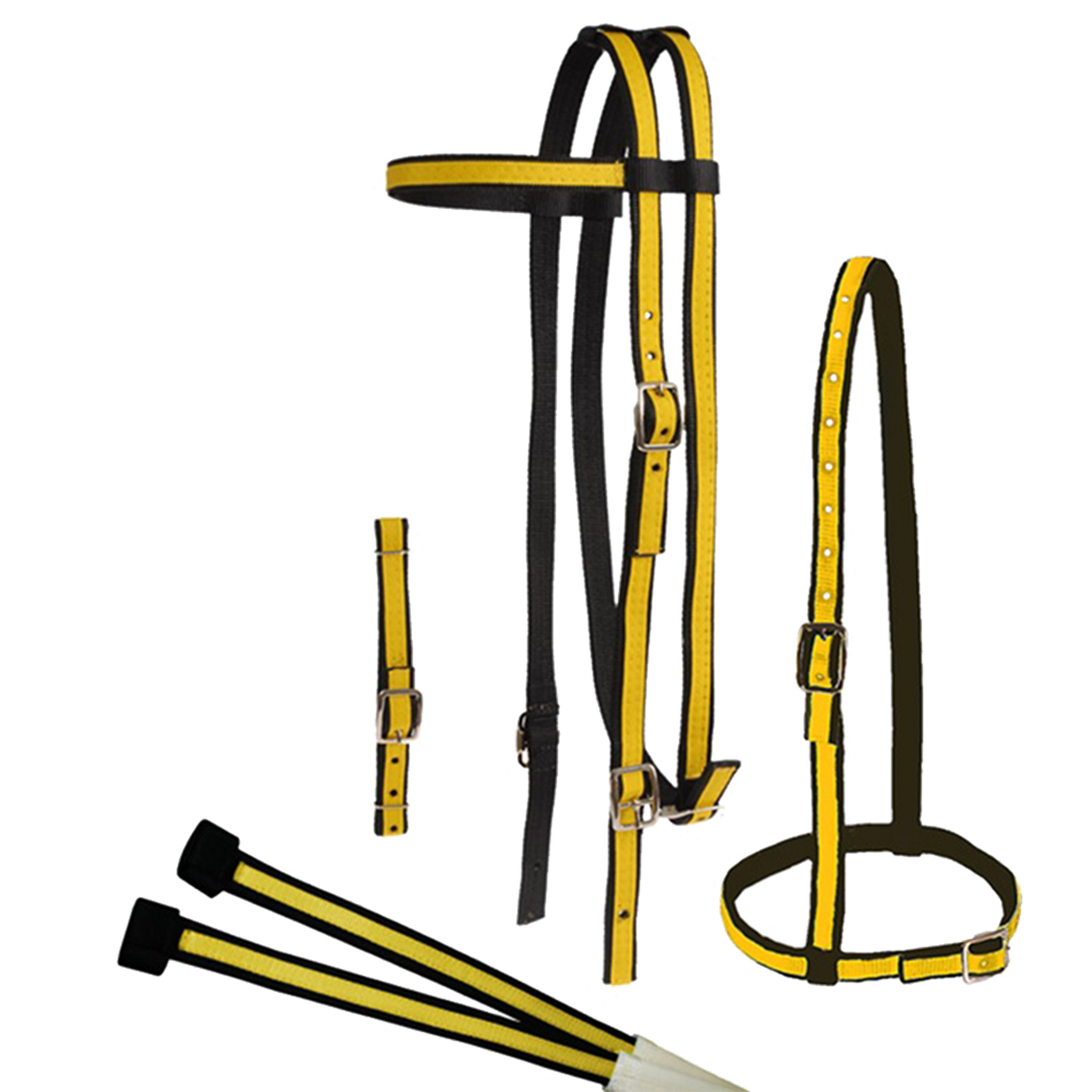 JACKS RIENDAS BRIDA Y CABEZADA DE CARRERA ( RACE BRIDLE SET)