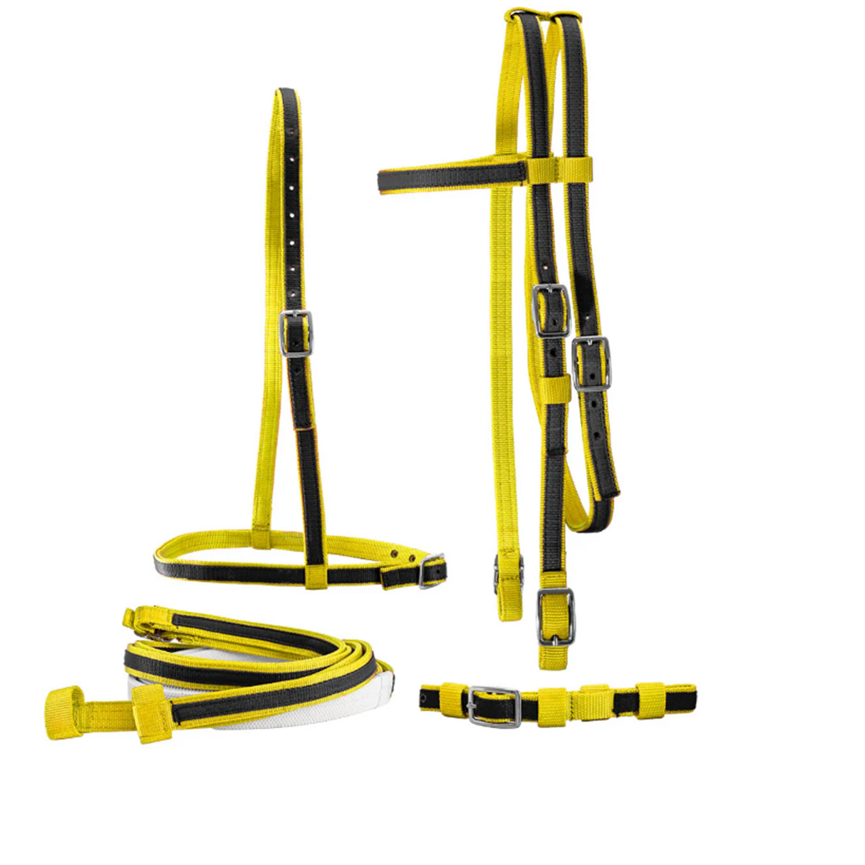 JACKS RIENDAS BRIDA Y CABEZADA DE CARRERA ( RACE BRIDLE SET)