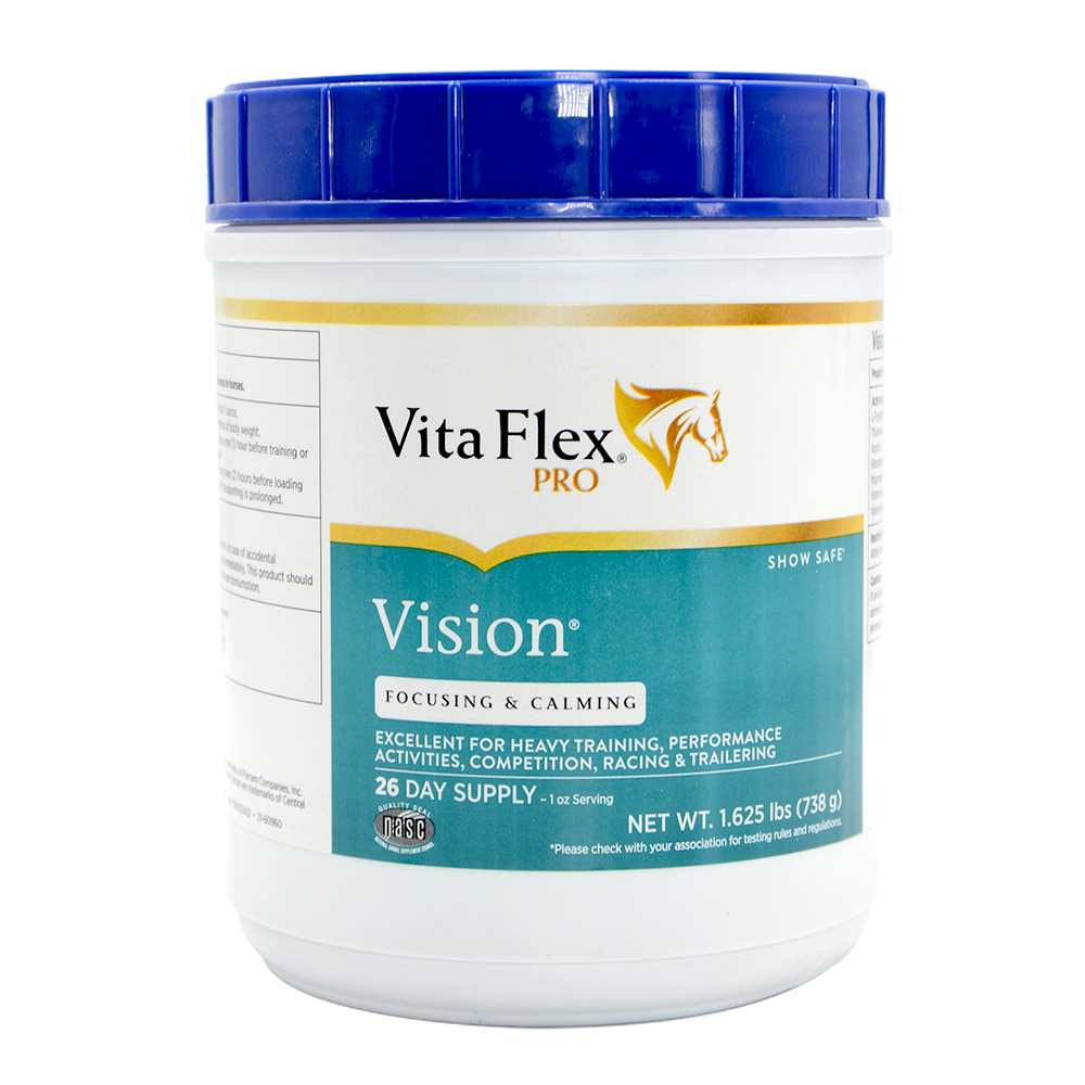 VITAFLEX VISION (SUPLEMENTO PARA TRANQUILIZAR Y ENFOCAR AL CABALLO) 1.625 LBS