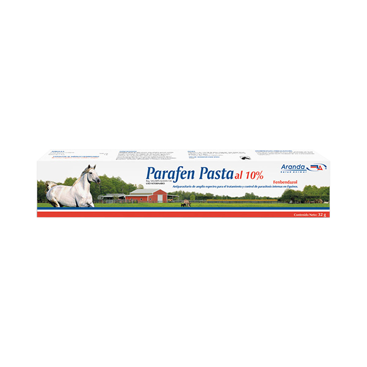 PARAFEN PASTA DESPARASITANTE AL 10% (32 GRAMOS)