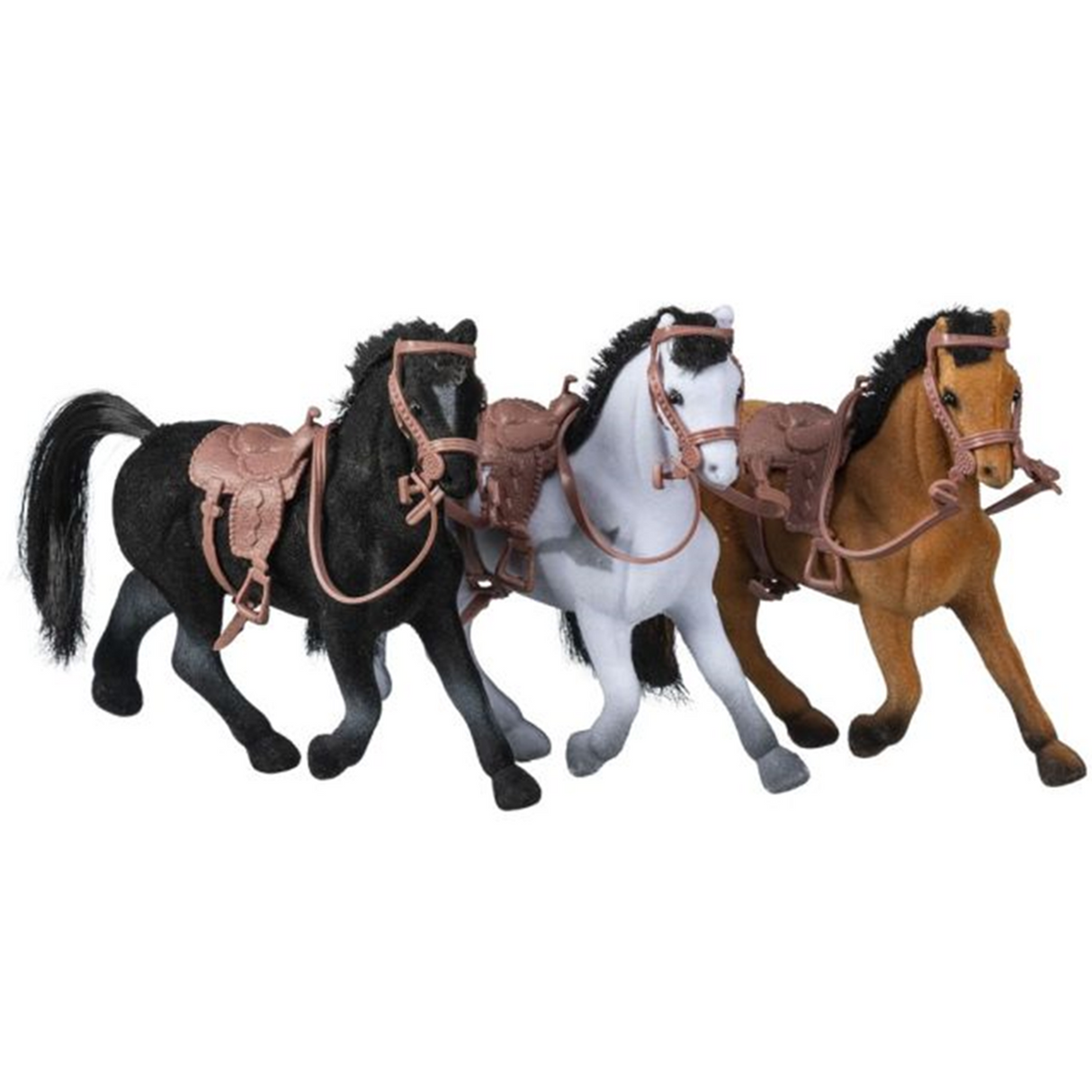 JUGUETE DE CABALLOS ATERCIOPELADO