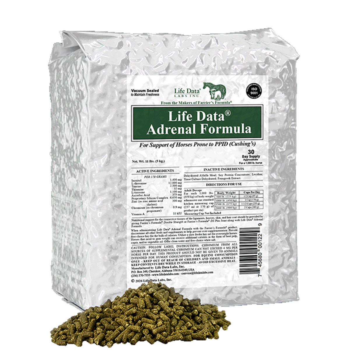 LIFE DATA ADRENAL FORMULA 11 LBS (BOLSA)