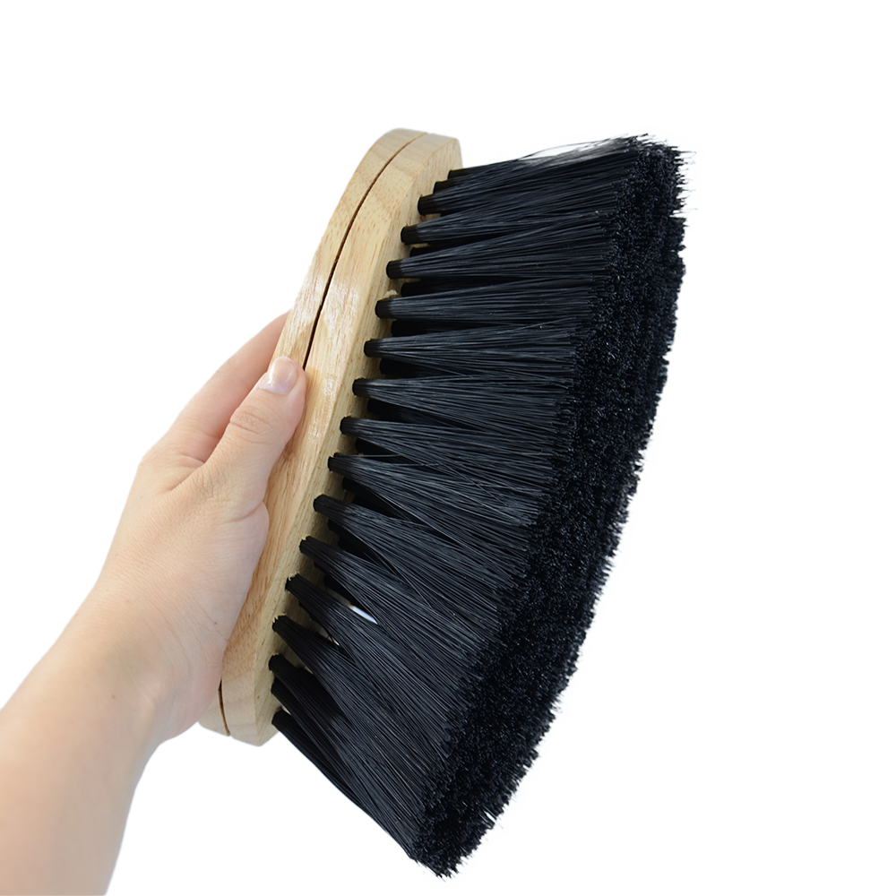 CEPILLO LEGENDS DE POLIPROPILENO NEGRO GIRATORIO REVERSO CURVADO DE 3''