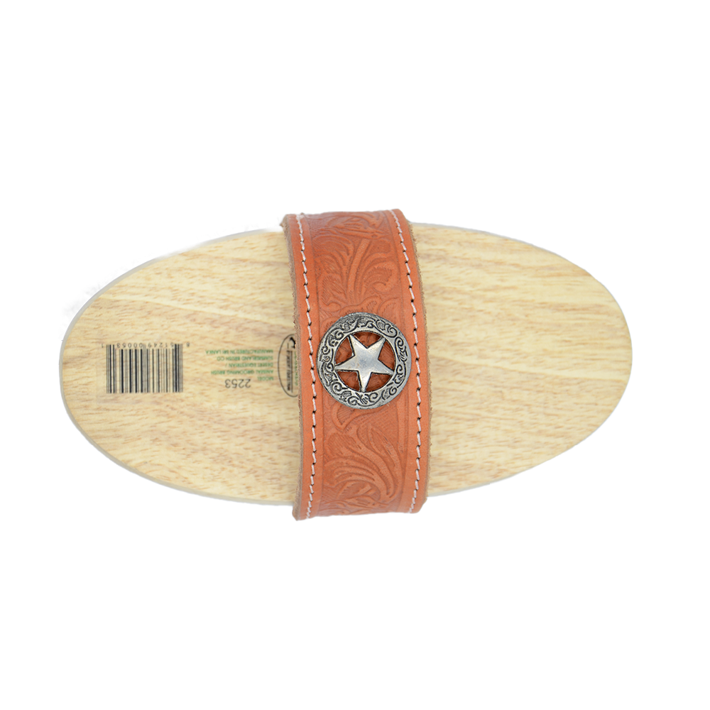 CEPILLO LEGENDS DE CRIN Y POLIESTER SUAVE OVALADO DE ESTILO WESTERN