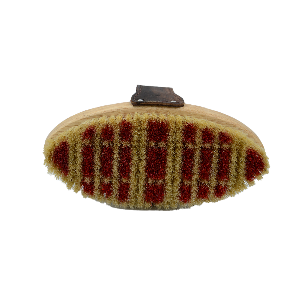 CEPILLO LEGENDS CORPORAL ESTILO INGLES C CRIN DE CABALLO (ESTAMPADO A CUADROS)