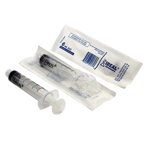 JERINGA ESTERIL VETERINARIO DE 6 ml SIN AGUJA (LL) (IDEAL CON 100)