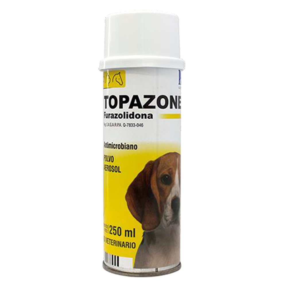 TOPAZONE ENVASE DE 250 ML (NITROFURAZONA 200 mg/100 g)