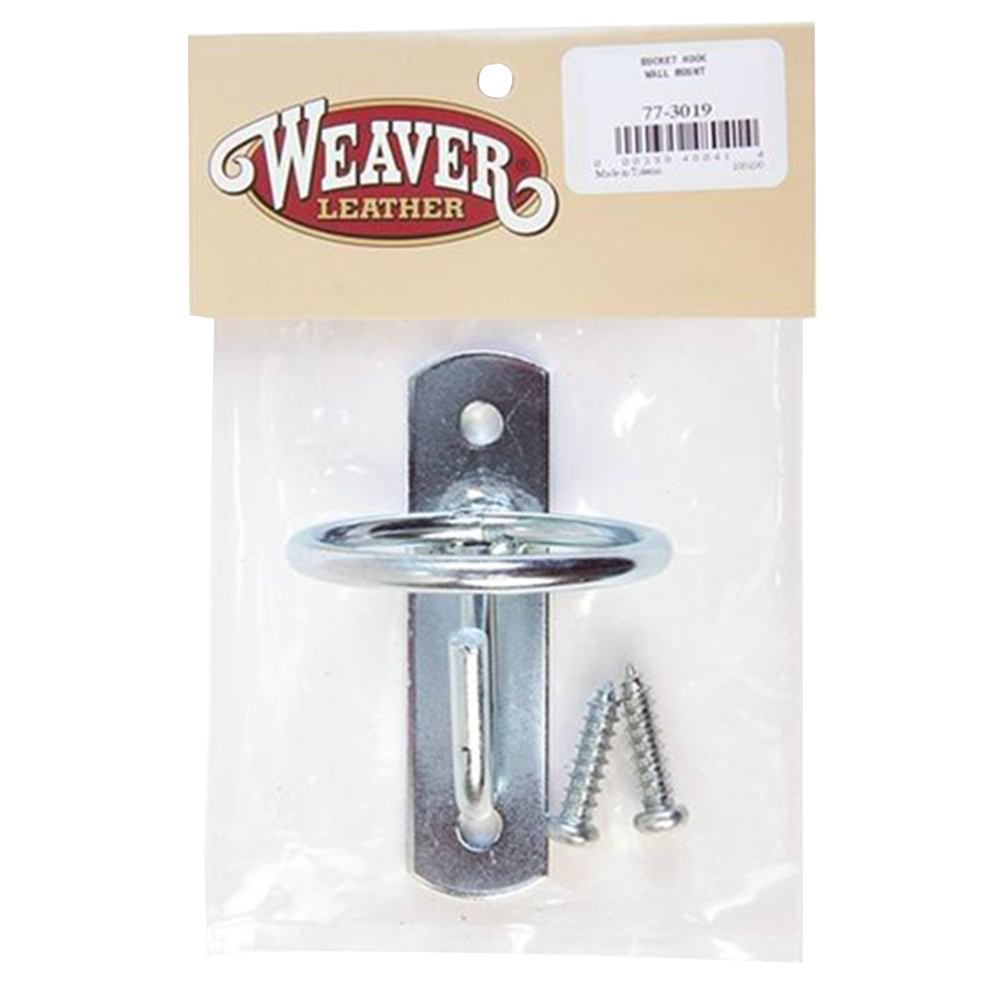 WEAVER SOPORTE DE PARED CON GANCHO PARA CUBO (ZINCADO)