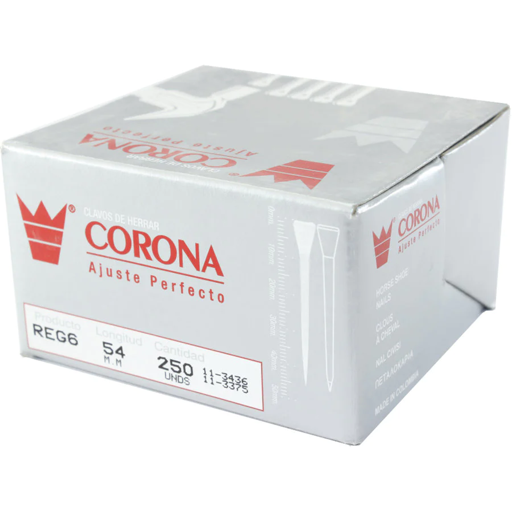 CLAVO PARA HERRAR CORONA REGULAR (250 CLAVOS)