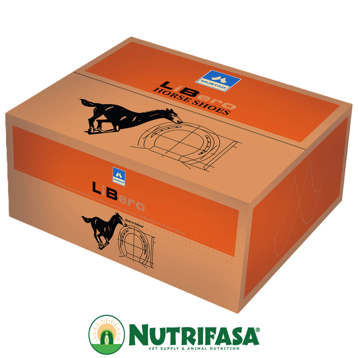 HERRADURA LIBERO MANO 2 PESTAÑAS