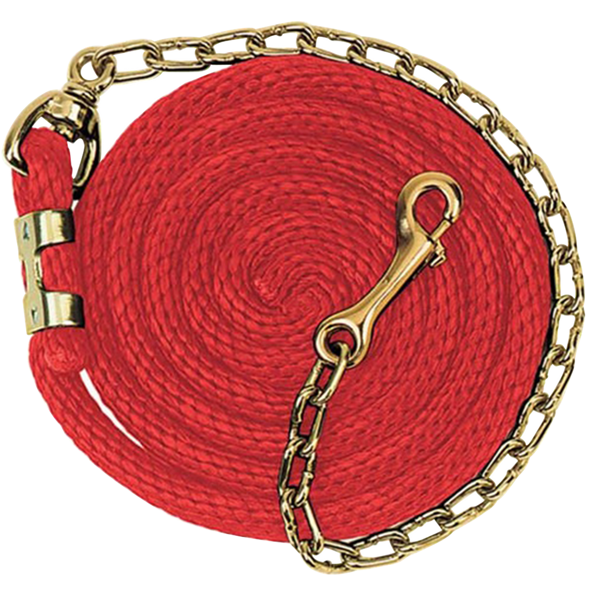 GUIA DE POLIÉSTER CON CADENA GIRATORIA CHAPADA EN LATÓN WEAVER