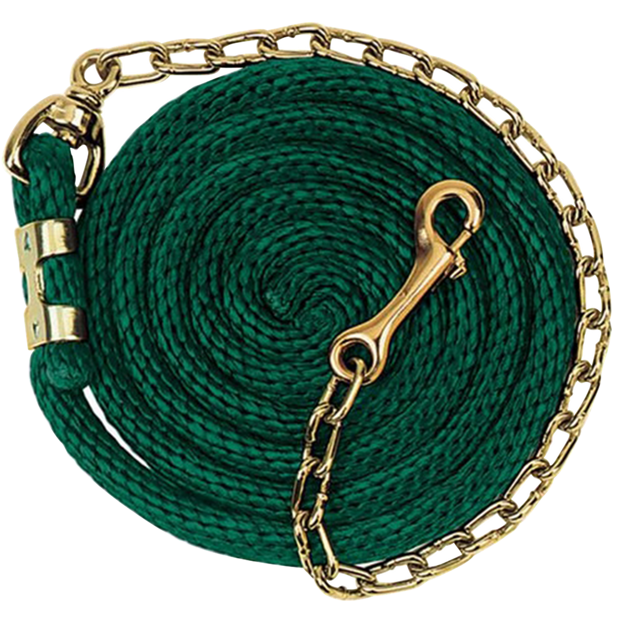 GUIA DE POLIÉSTER CON CADENA GIRATORIA CHAPADA EN LATÓN WEAVER