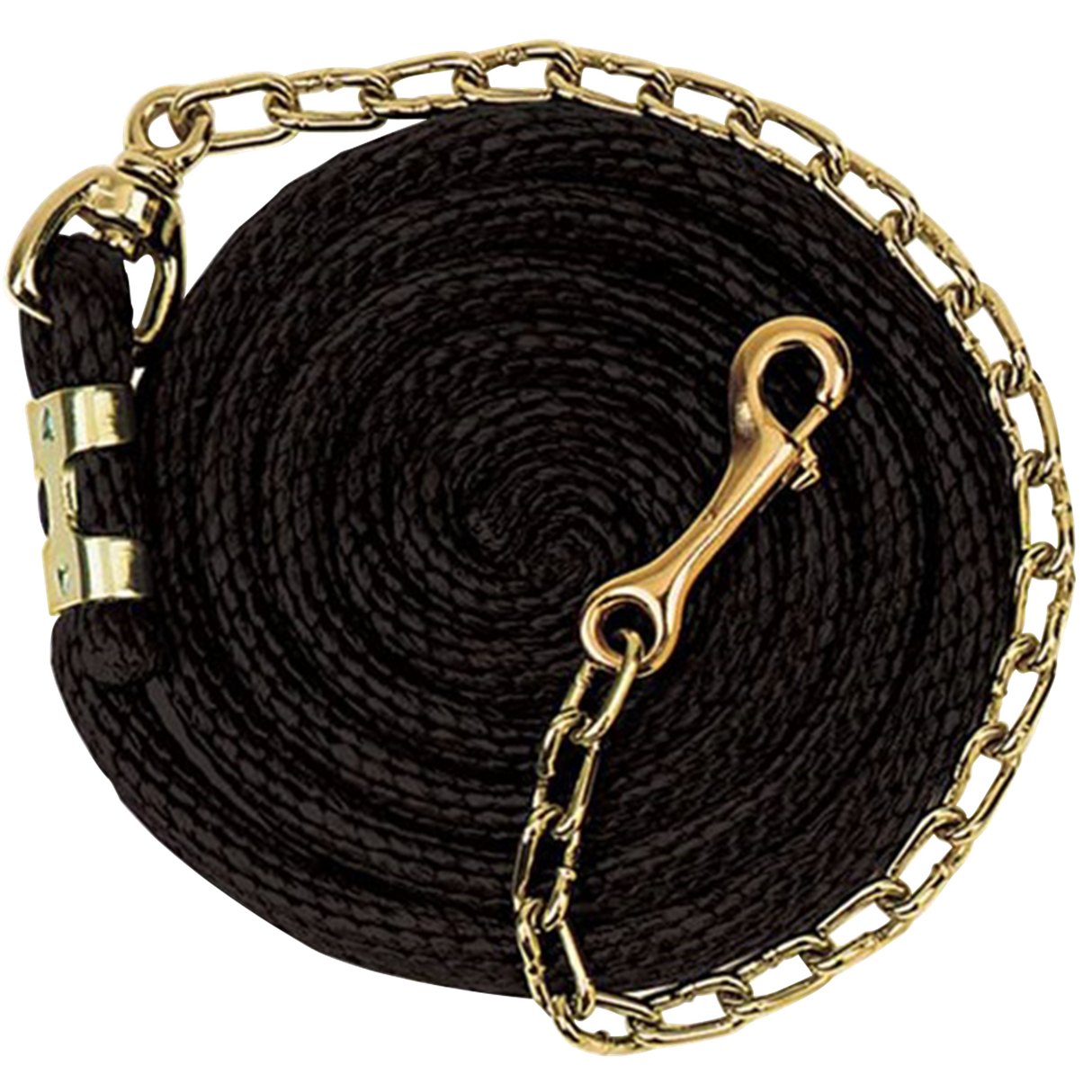 GUIA DE POLIÉSTER CON CADENA GIRATORIA CHAPADA EN LATÓN WEAVER