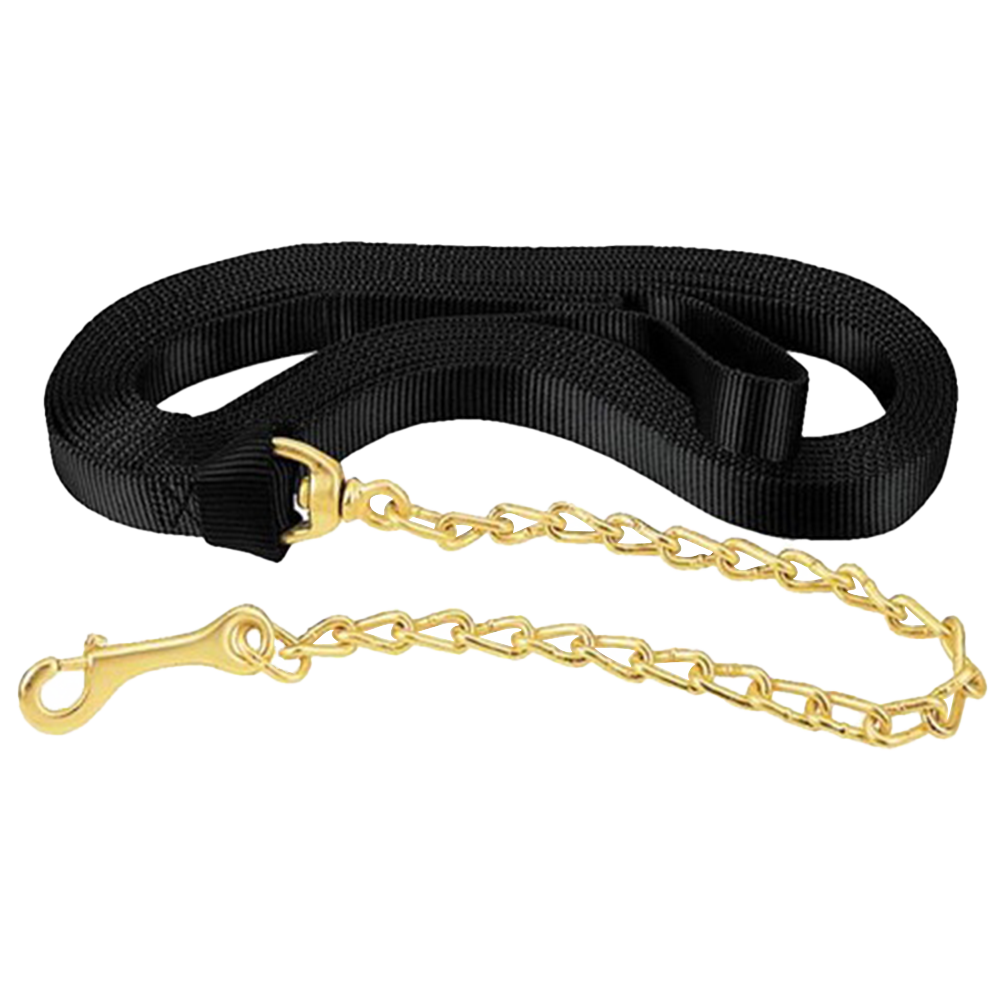 GUIA PLANA DE NYLON DE 1" X 24 CON CADENA WEAVER (NEGRA)