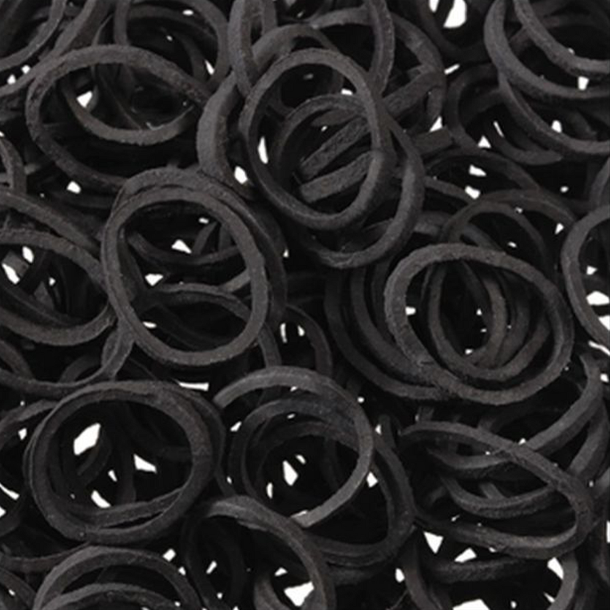 TOUGH 1 PAQUETE DE 500 LIGAS DE HULE PARA PEINAR CRIN Y COLA