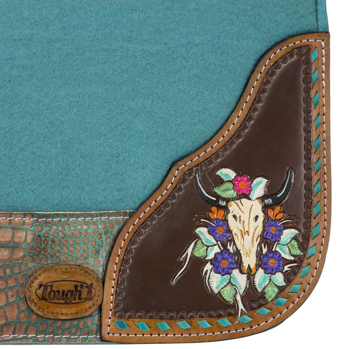TOUGH 1 SUADERO PARA SILLIN PINTADO A MANO 31'' X 32''