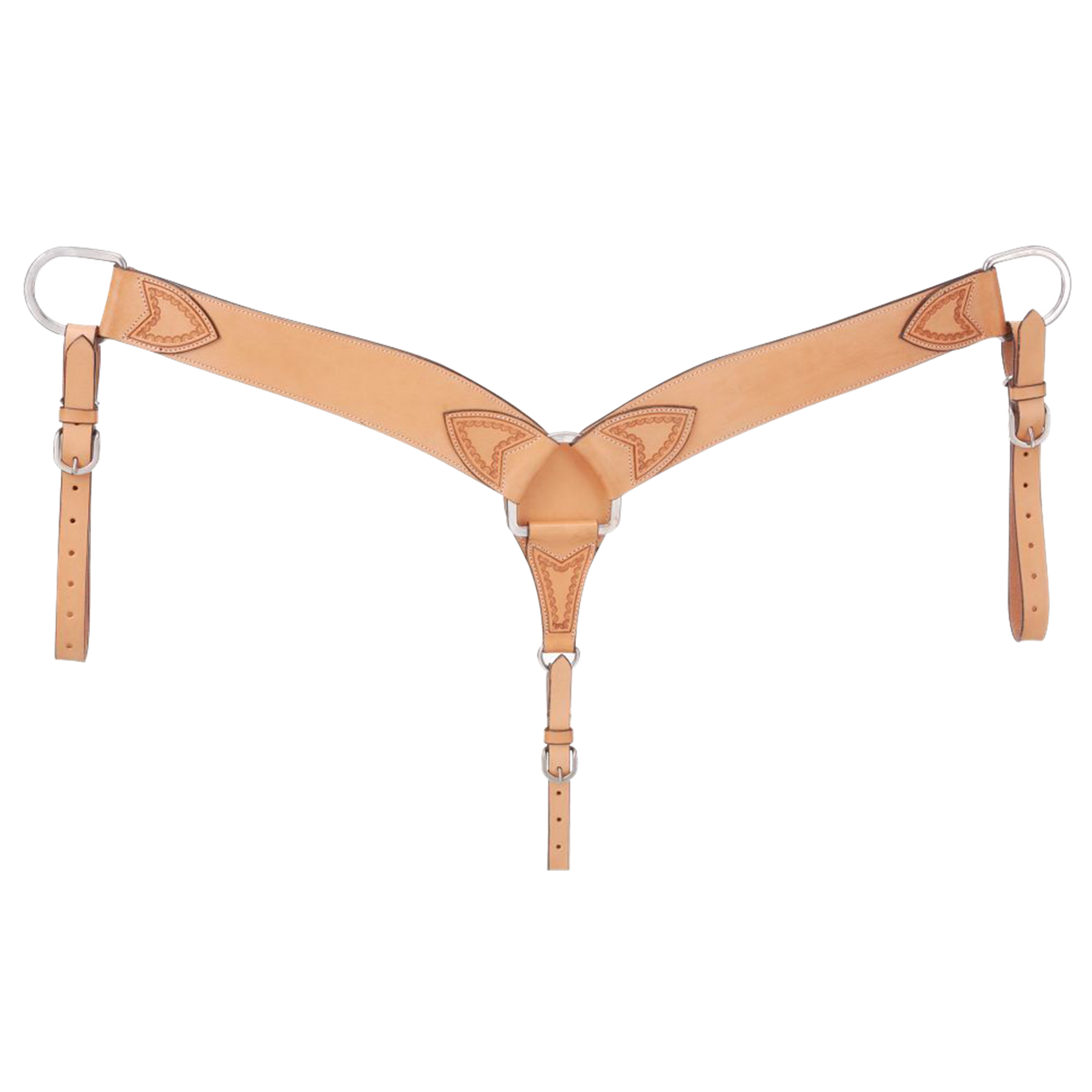 TOUGH 1 PECHERA CURVA DE CUERO RANCHERA ROYAL KING BASKET