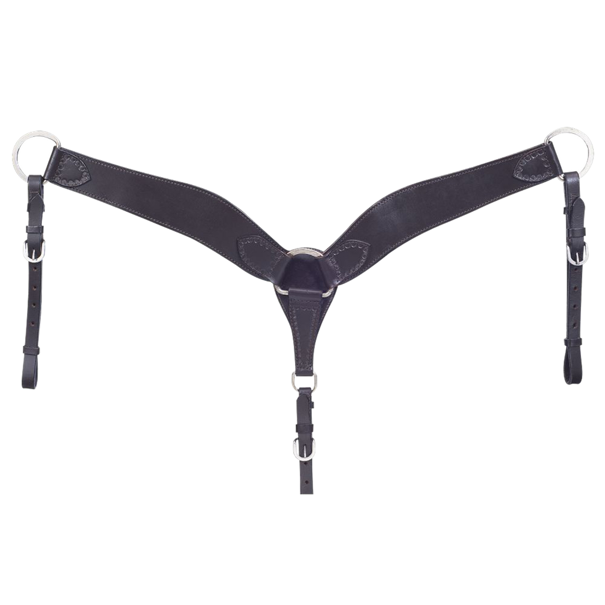 TOUGH 1 PECHERA CURVA DE CUERO RANCHERA ROYAL KING BASKET