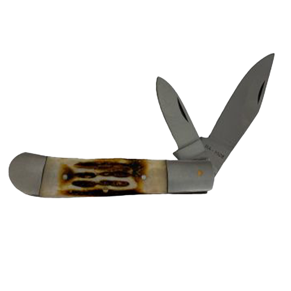 SHOWMAN NAVAJA PLEGABLE DE 2 HOJAS DE 4'' (MANGO HUESO)