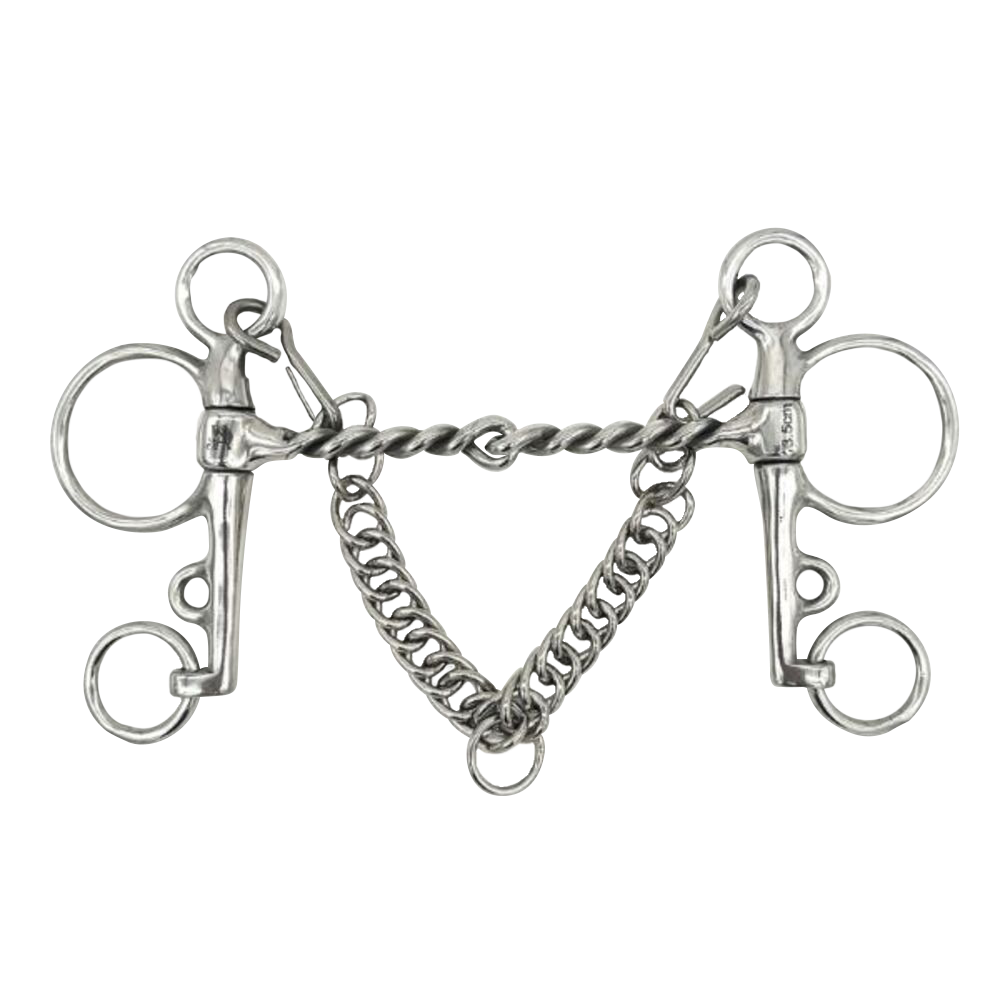 BOCADO TWISTED WIRE PELHAM 135